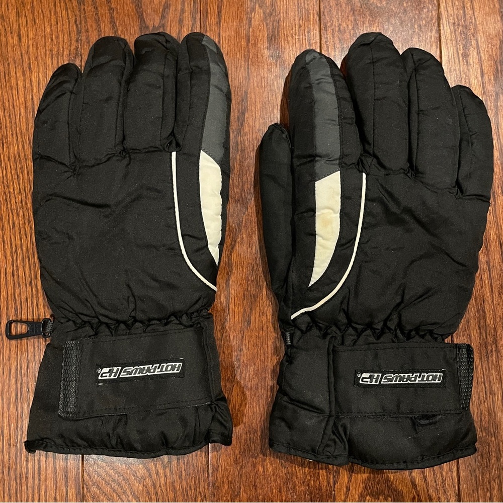 Men’s XL Vintage Ski Gloves Black